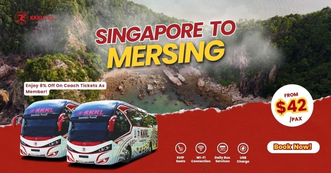 Bus from Singapore to Tioman Island by Bus and Ferry