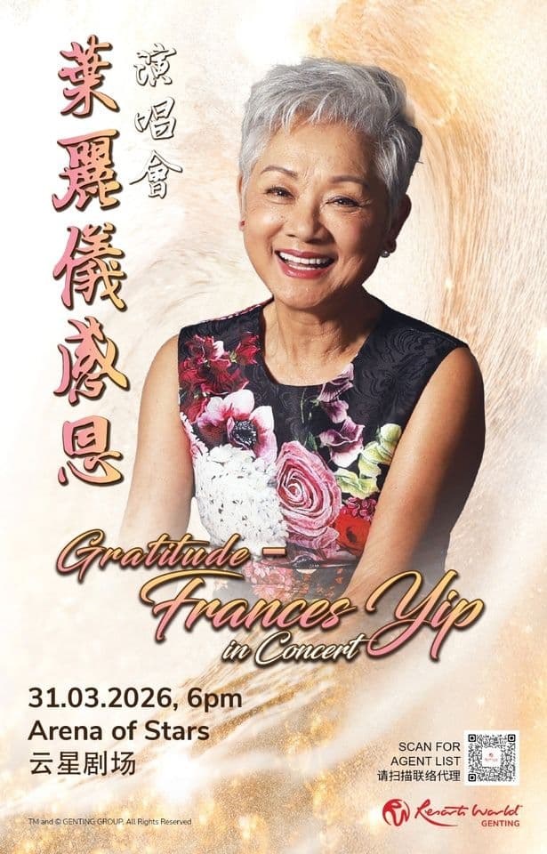 3D2N Gratitude Frances Yip in Concert