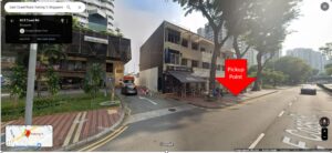 Katong V night time pickup point
