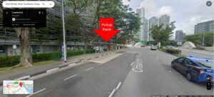 Southbank pickup point