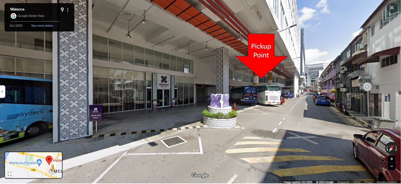 Hatten Hotel bus pickup point